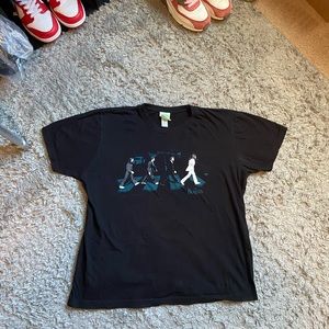 VINTAGE 2005 BEETLES ABBEY ROAD BAND GRAPHIC TEE XL RARE